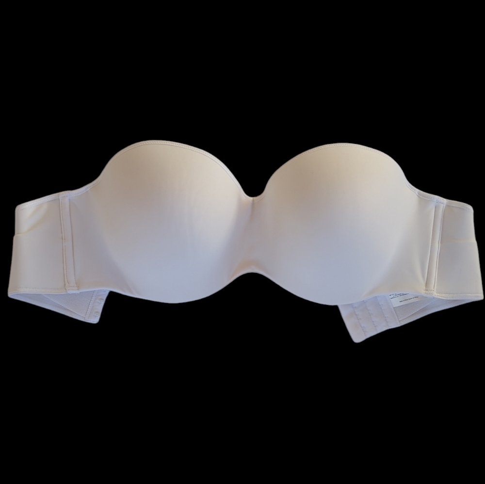 Sweet Nothings by Maidenform Underwire Strapless Full Figure Bra 40D White 08929